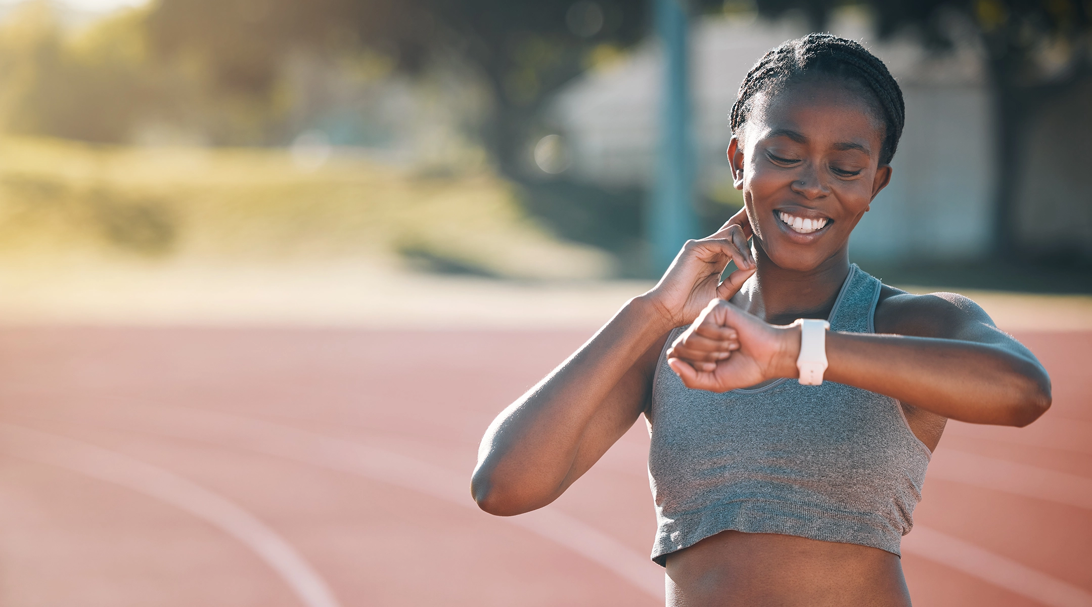 woman running