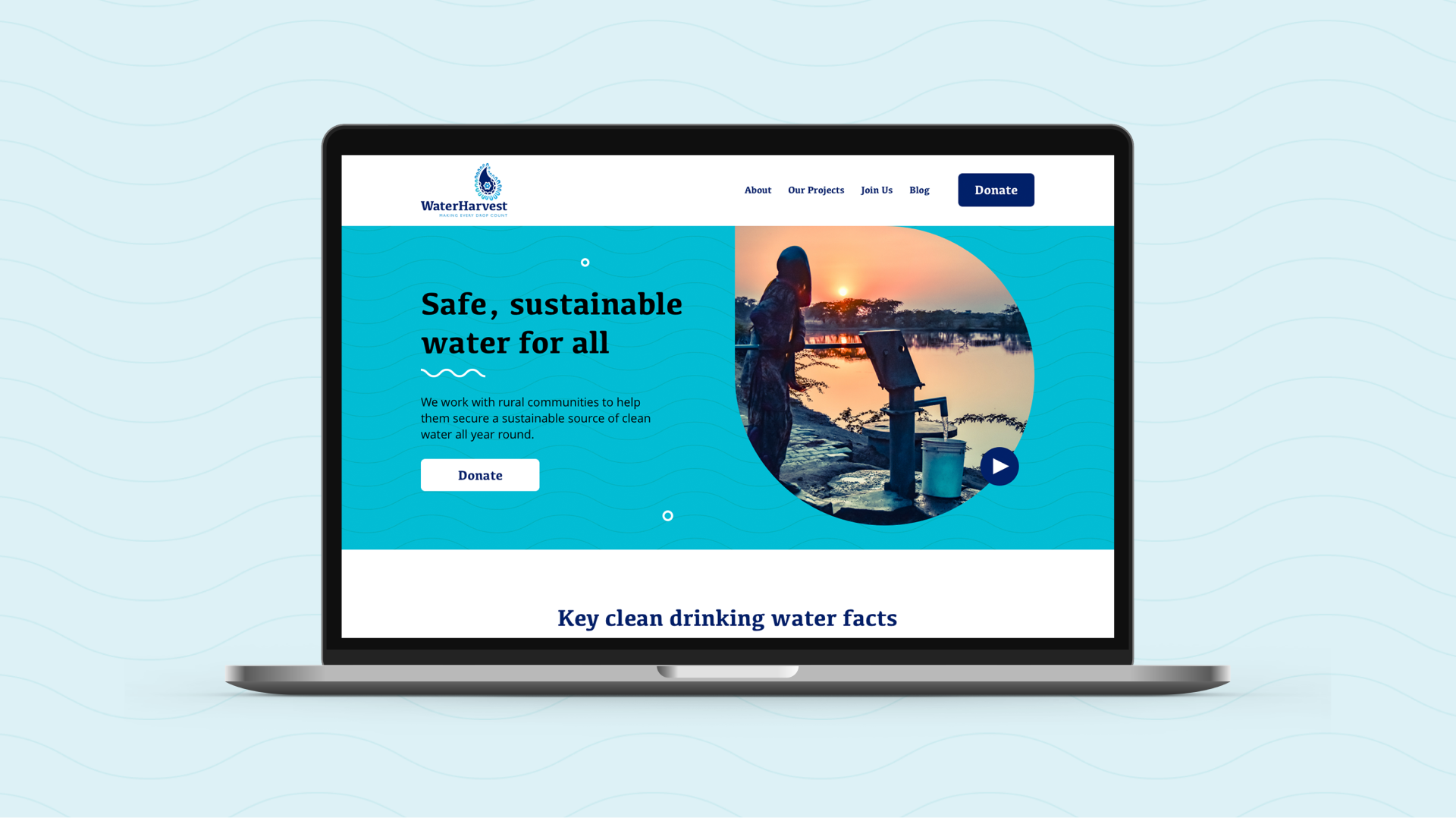 Water Harvest Home Page