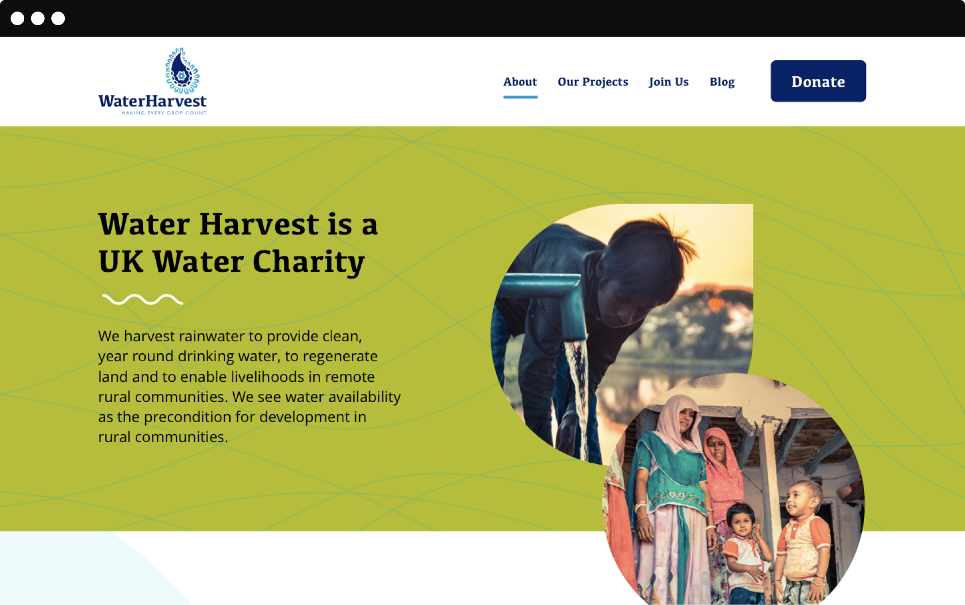 Water Harvest About Page